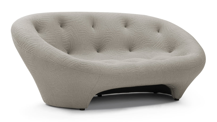 PloumPloum - Ploum Two Seater Sofa, Gray Textured Jersey