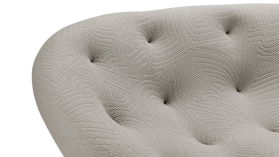 PloumPloum - Ploum Three Seater Sofa, Gray Textured Jersey