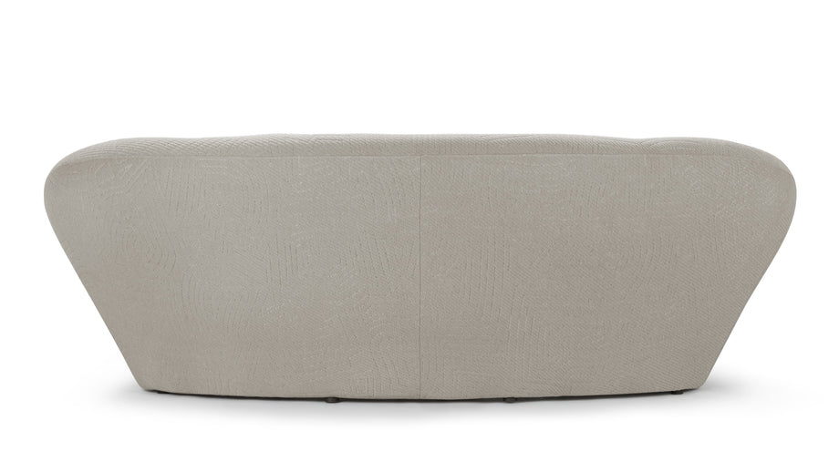 PloumPloum - Ploum Three Seater Sofa, Gray Textured Jersey