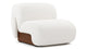 Carlo - Carlo - Carlo Lounge Chair, White Boucle - Image 1