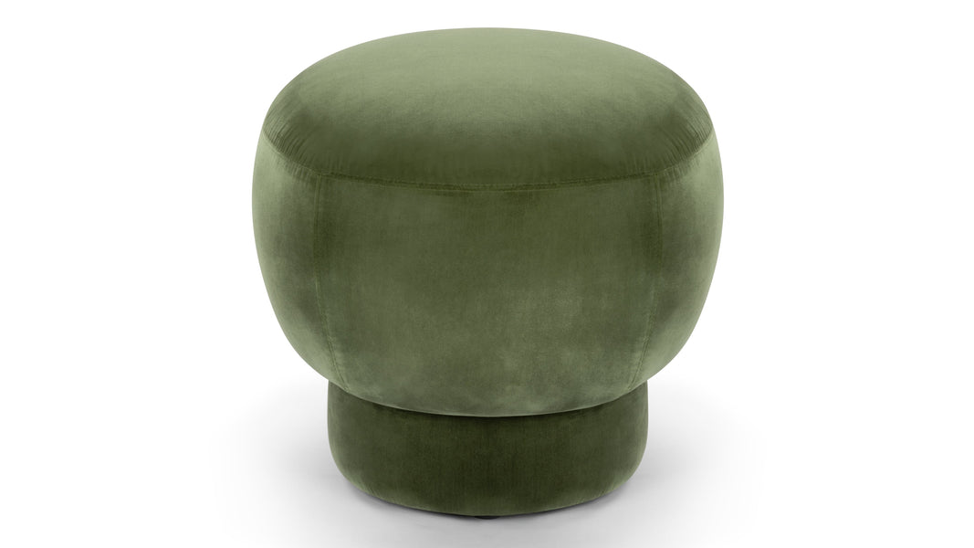 NinoNino - Nino Ottoman, Olive Green Velvet