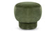 Nino - Nino - Nino Ottoman, Olive Green Velvet - Image 4