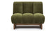 Nala - Nala - Nala Lounge Chair, Olive Green Velvet - Image 1