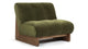 Nala - Nala - Nala Lounge Chair, Olive Green Velvet - Image 2