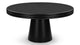 Pascal - Pascal - Pascal Round Dining Table, Black, 59in - Image 3