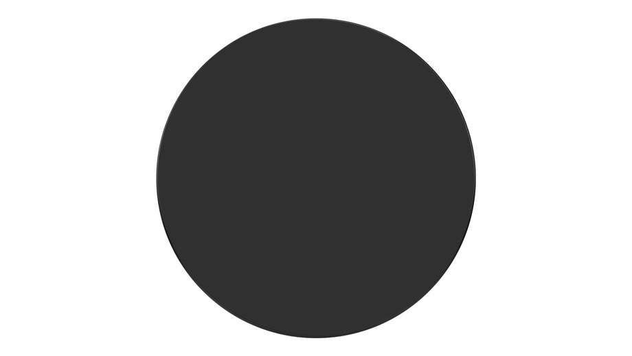PascalPascal - Pascal Round Dining Table, Black, 59in