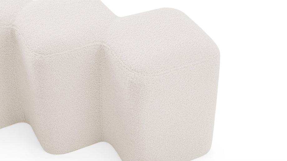 SommerSommer - Sommer Stool, White Teddy