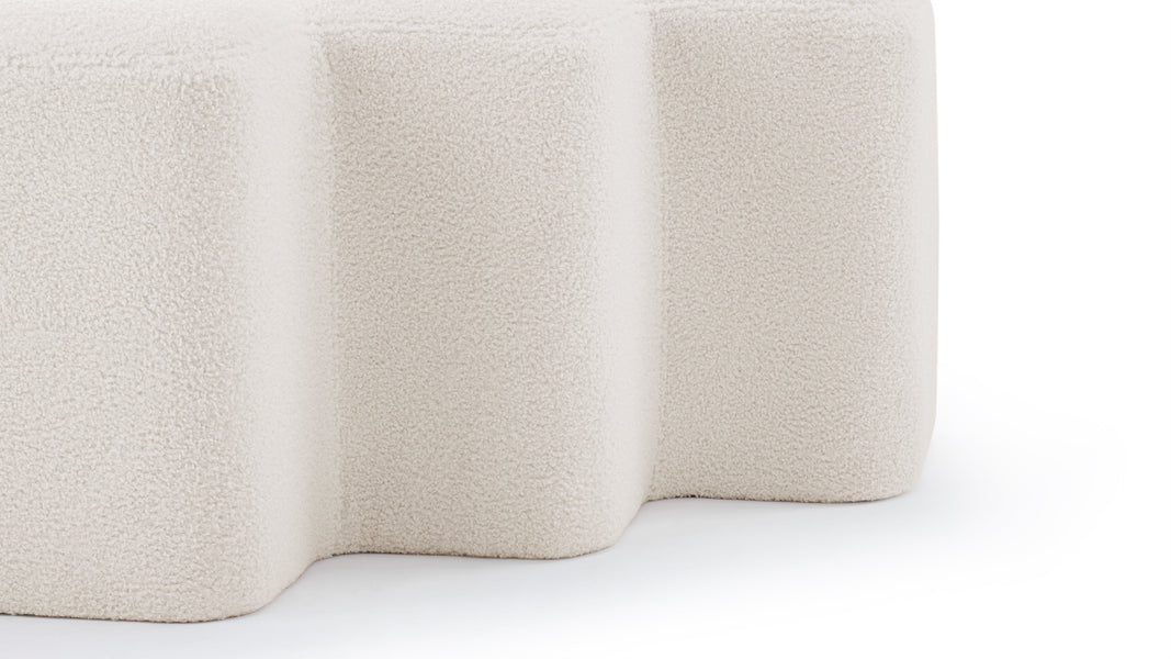 SommerSommer - Sommer Stool, White Teddy