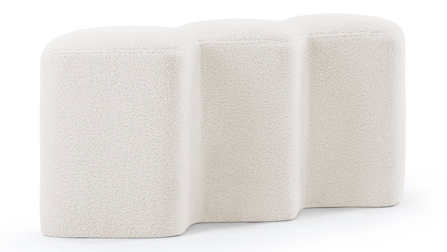 SommerSommer - Sommer Stool, White Teddy
