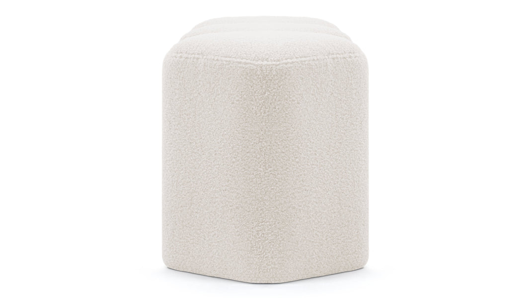 SommerSommer - Sommer Stool, White Teddy