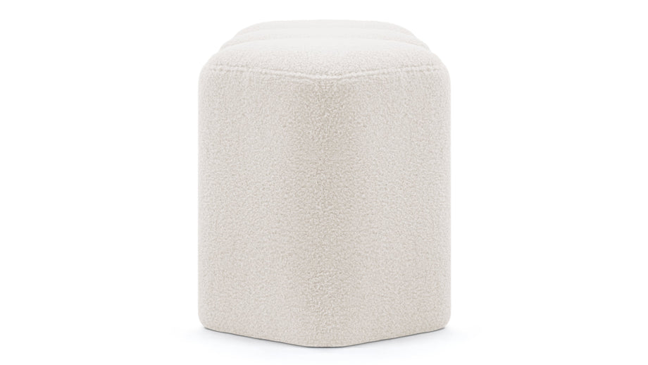 SommerSommer - Sommer Stool, White Teddy