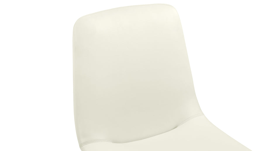 LeBlancEggshell Vegan Leather and Natural Ash