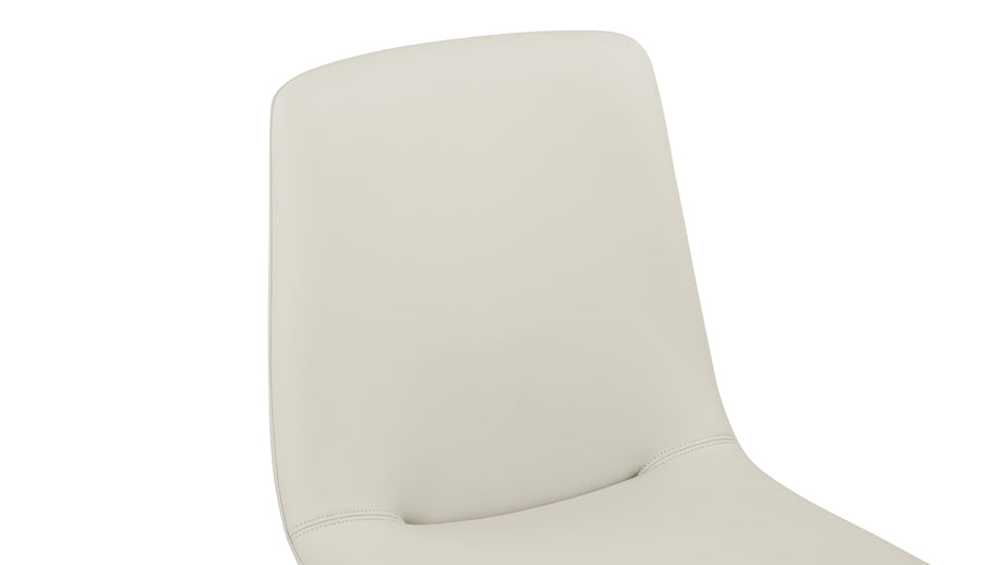 LeBlancTaupe Vegan Leather and Walnut