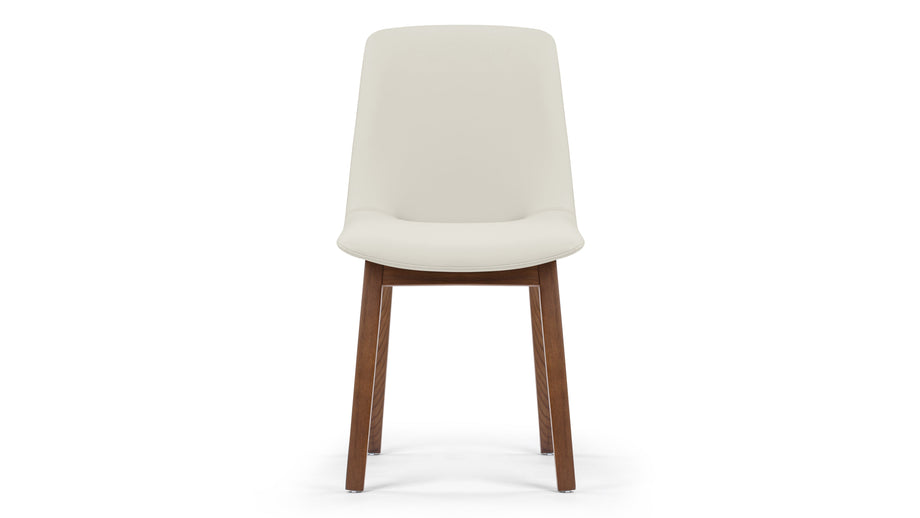 LeBlancTaupe Vegan Leather and Walnut