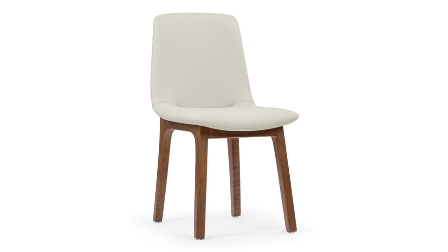 LeBlancTaupe Vegan Leather and Walnut