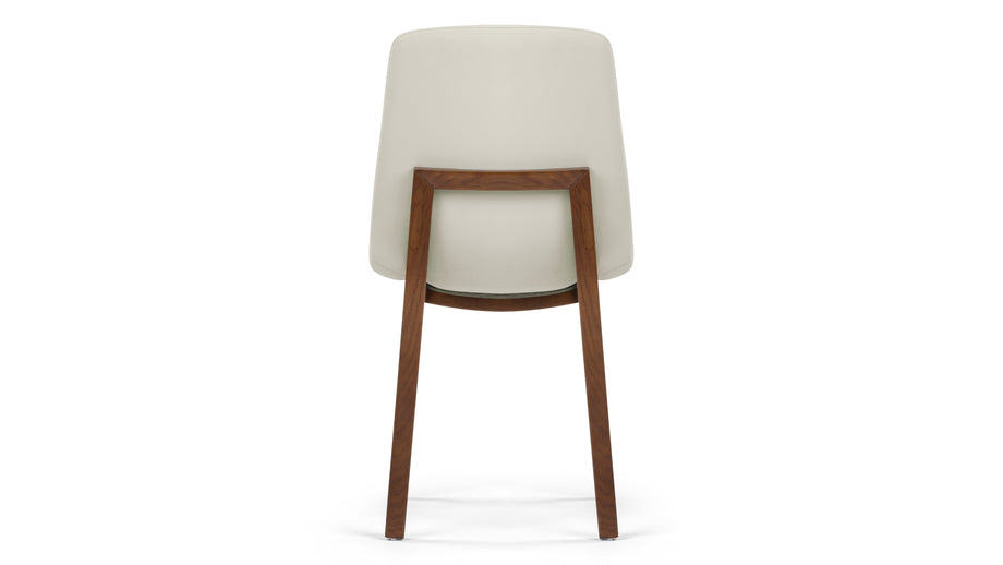 LeBlancTaupe Vegan Leather and Walnut