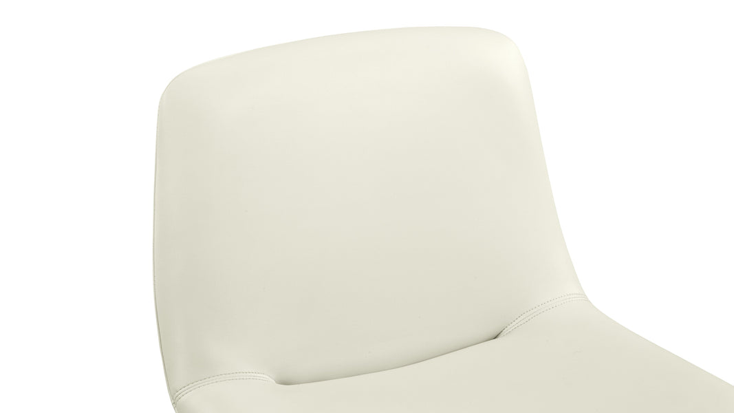 LeBlancEggshell Vegan Leather and Natural Ash