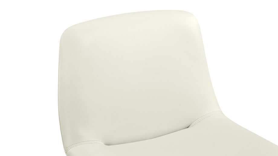LeBlancEggshell Vegan Leather and Natural Ash