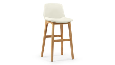 LeBlanc - Eggshell Vegan Leather and Natural Ash - Image 2