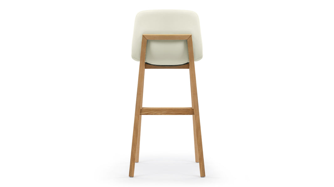 LeBlancEggshell Vegan Leather and Natural Ash