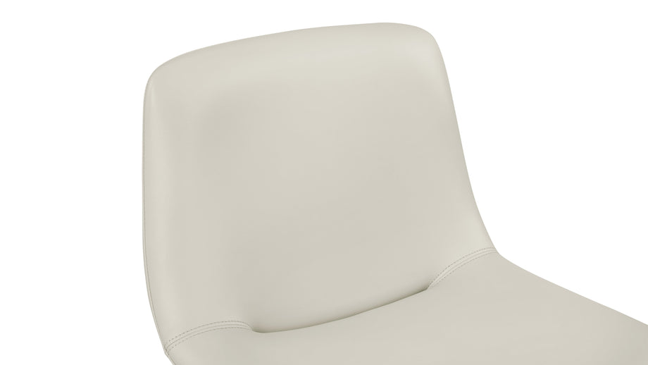 LeBlancTaupe Vegan Leather and Walnut