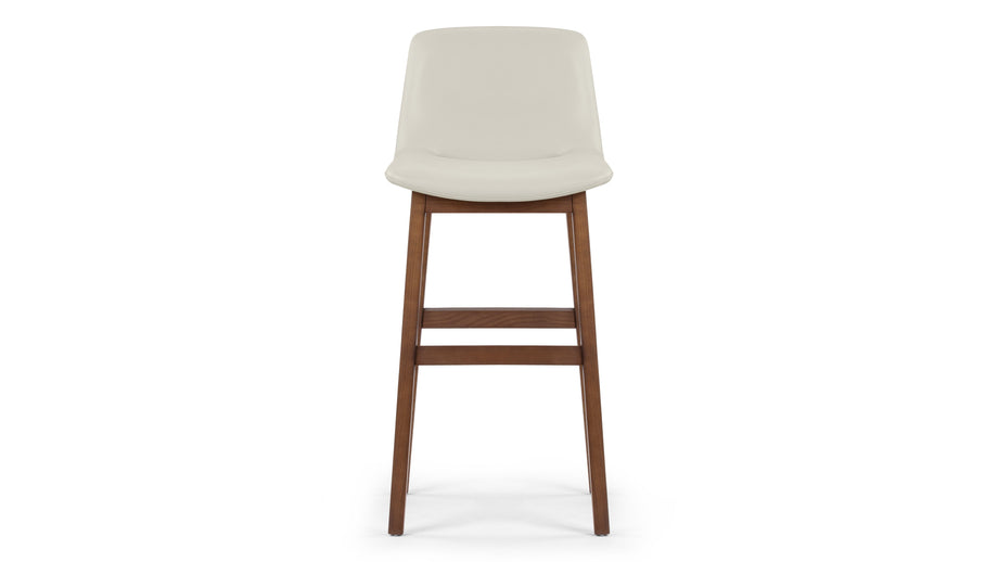 LeBlancTaupe Vegan Leather and Walnut
