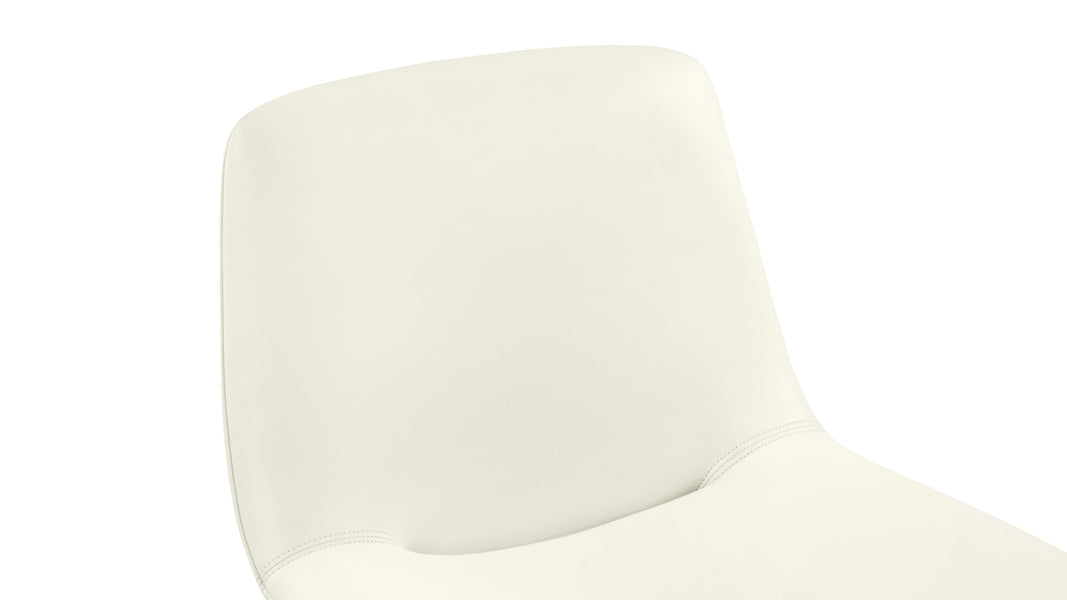 LeBlancEggshell Vegan Leather and Natural Ash