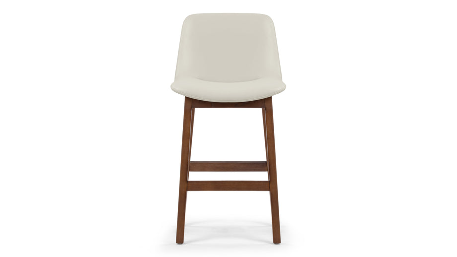 LeBlancTaupe Vegan Leather and Walnut