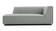 Acqua - Acqua - Acqua Outdoor Sectional Module, Chaise, Left Arm, Dove Gray Performance Weave - Image 2