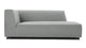 Acqua - Acqua - Acqua Outdoor Sectional Module, Chaise, Right Arm, Dove Gray Performance Weave - Image 2