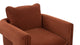 De Luz - De Luz - De Luz Armchair, Russet Plush Velvet - Image 5