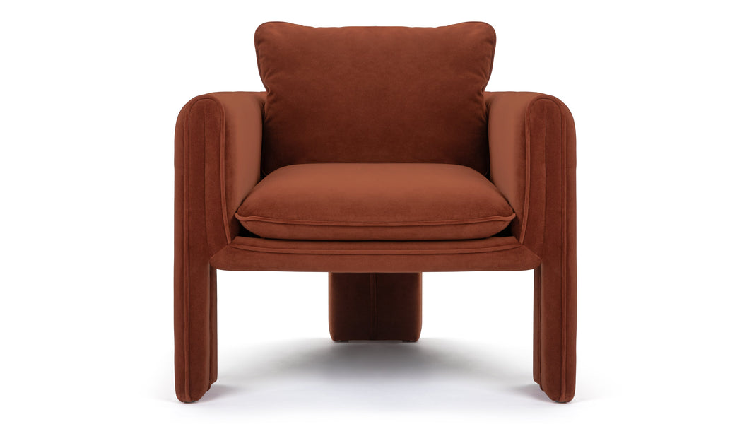 De LuzDe Luz - De Luz Armchair, Russet Plush Velvet