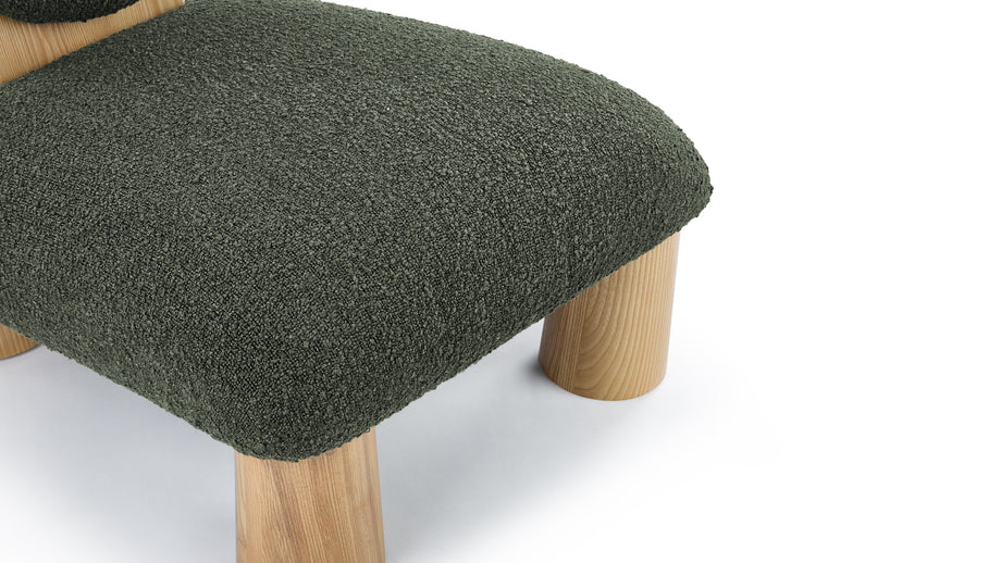 HayesHayes - Hayes Lounge Chair, Pine Boucle