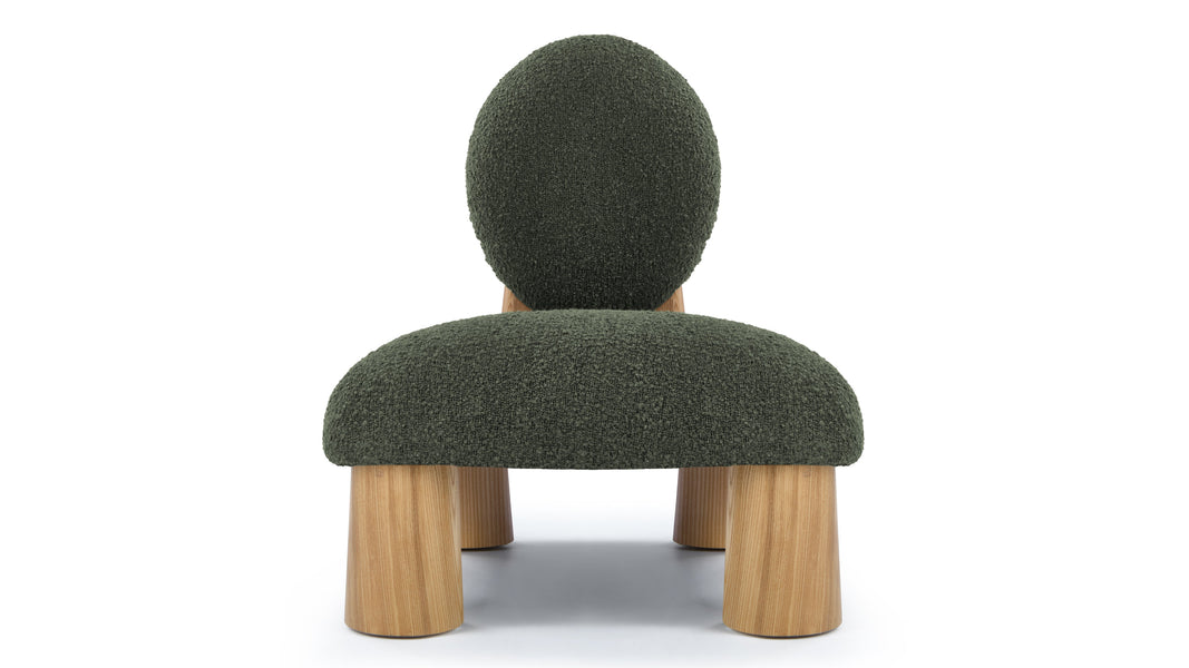 HayesHayes - Hayes Lounge Chair, Pine Boucle