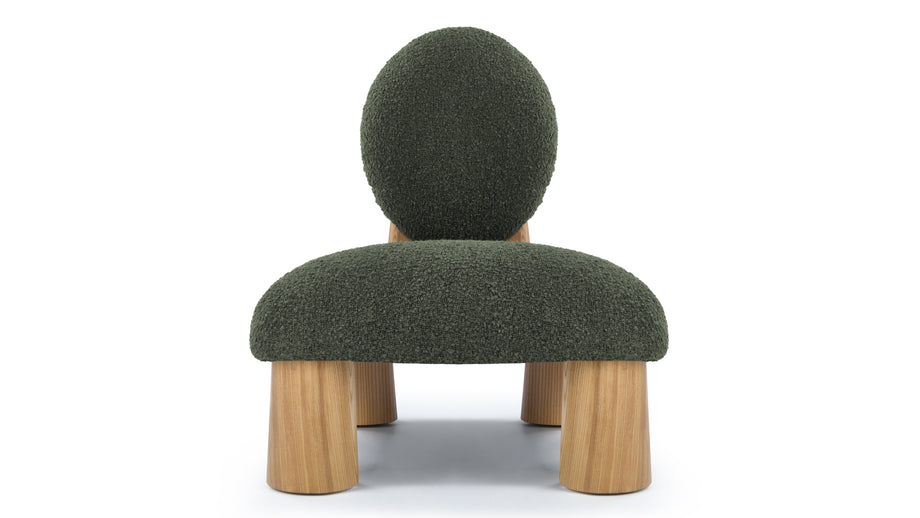 HayesHayes - Hayes Lounge Chair, Pine Boucle