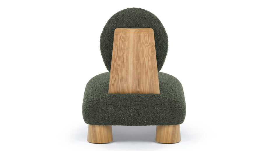 HayesHayes - Hayes Lounge Chair, Pine Boucle