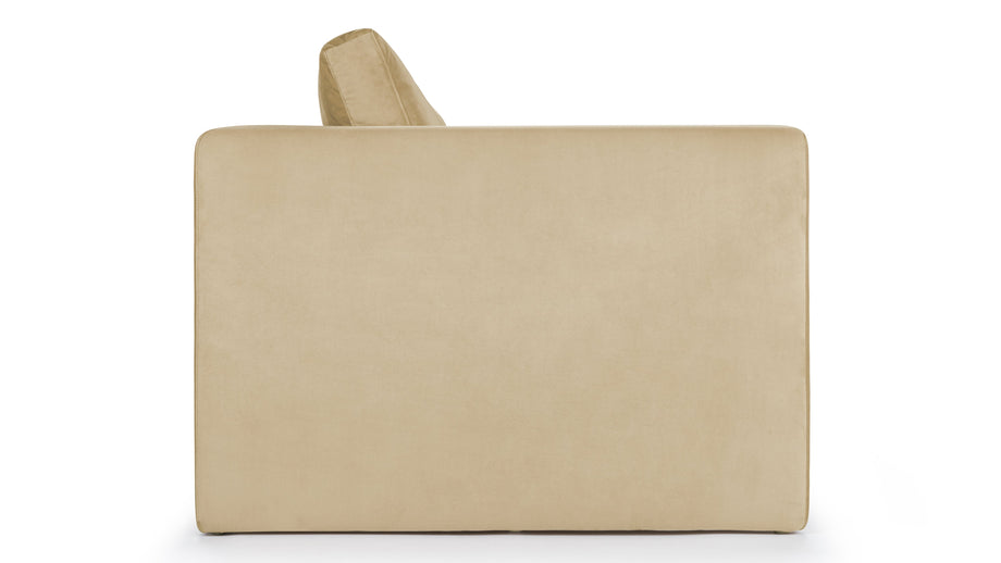 AmoreAmore - Amore Sofa, Soft Beige Velvet