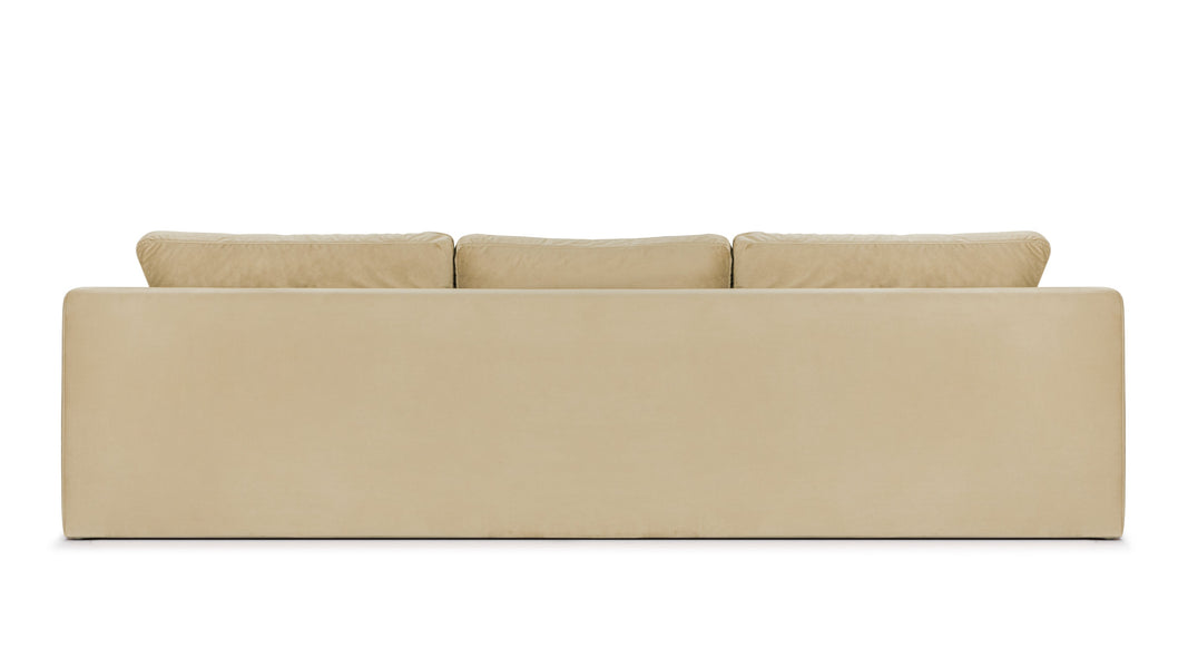 AmoreAmore - Amore Sofa, Soft Beige Velvet