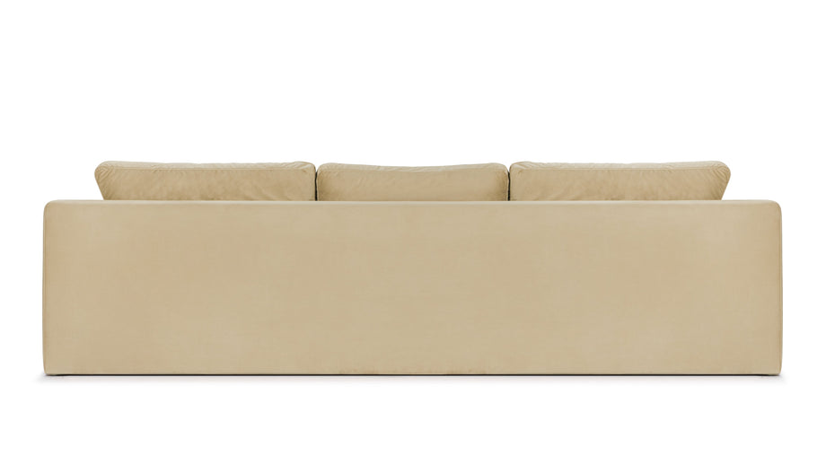 AmoreAmore - Amore Sofa, Soft Beige Velvet