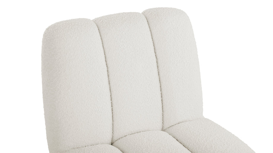 SorelleSorelle - Sorelle Lounge Chair, Pearl Boucle