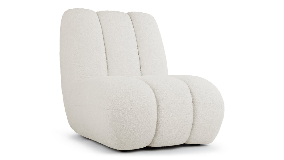SorelleSorelle - Sorelle Lounge Chair, Pearl Boucle