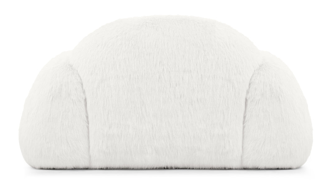Grande OrsoGrande Orso - Grande Orso Lounge Chair, Luxe White Vegan Fur