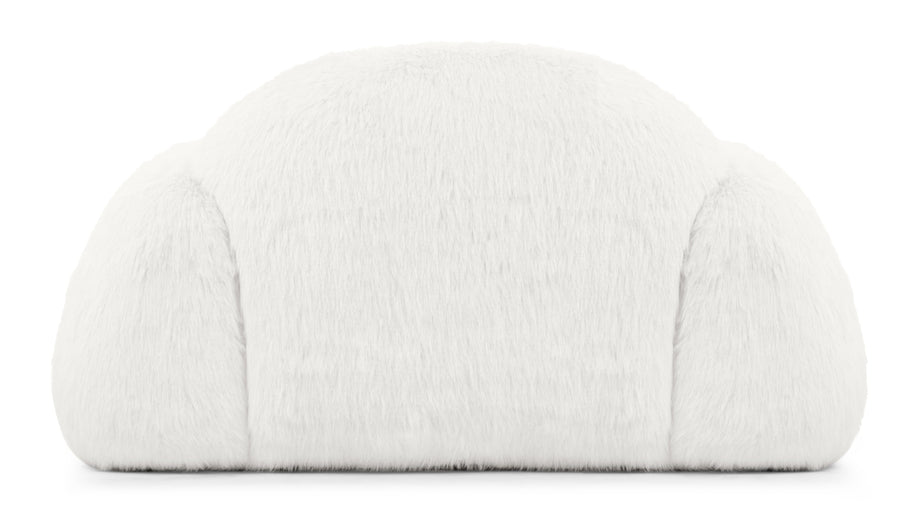 Grande OrsoGrande Orso - Grande Orso Lounge Chair, Luxe White Vegan Fur