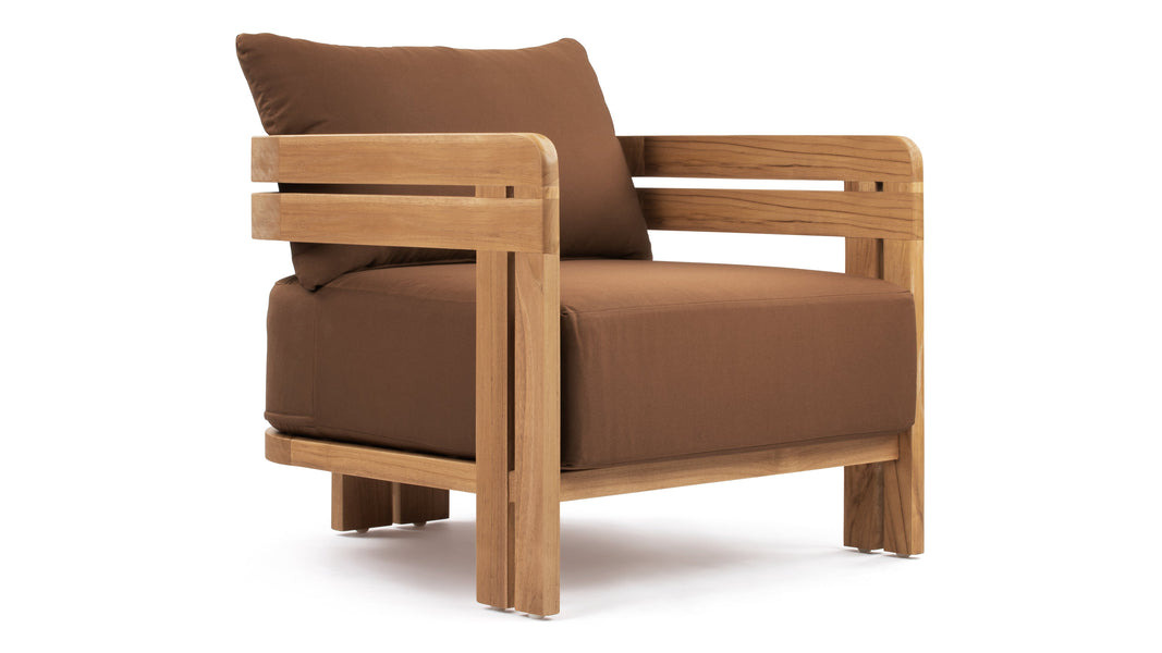 LussoNatural Teak with Mocha Cushions