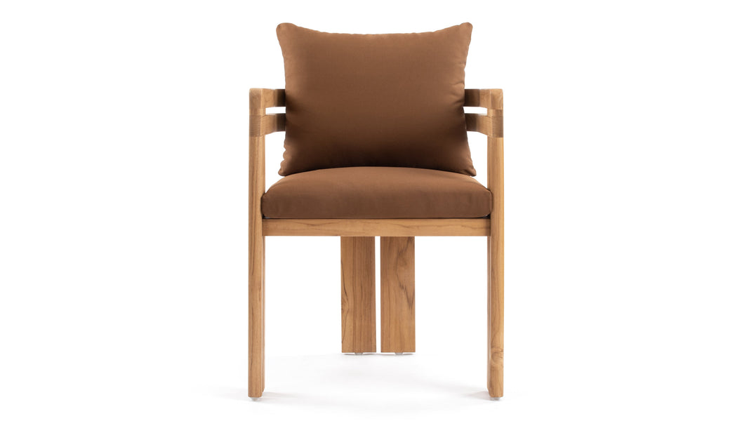 LussoNatural Teak with Mocha Cushions