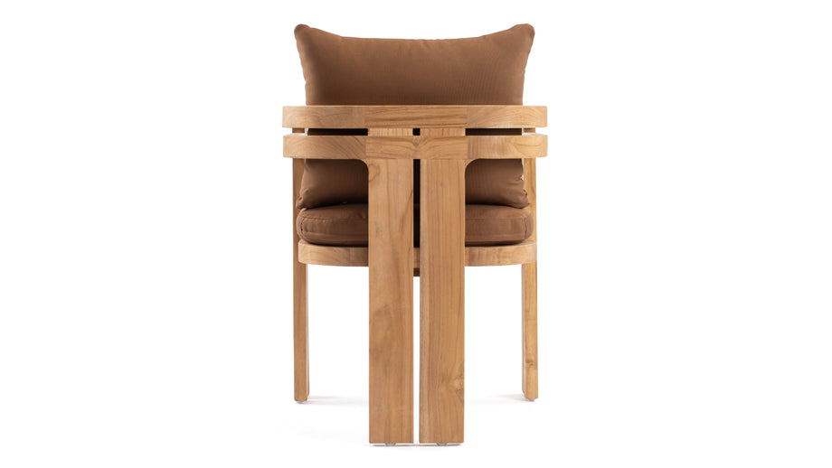 LussoNatural Teak with Mocha Cushions