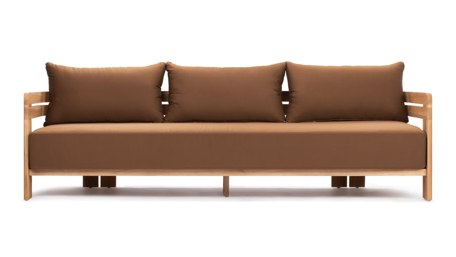 LussoNatural Teak with Mocha Cushions