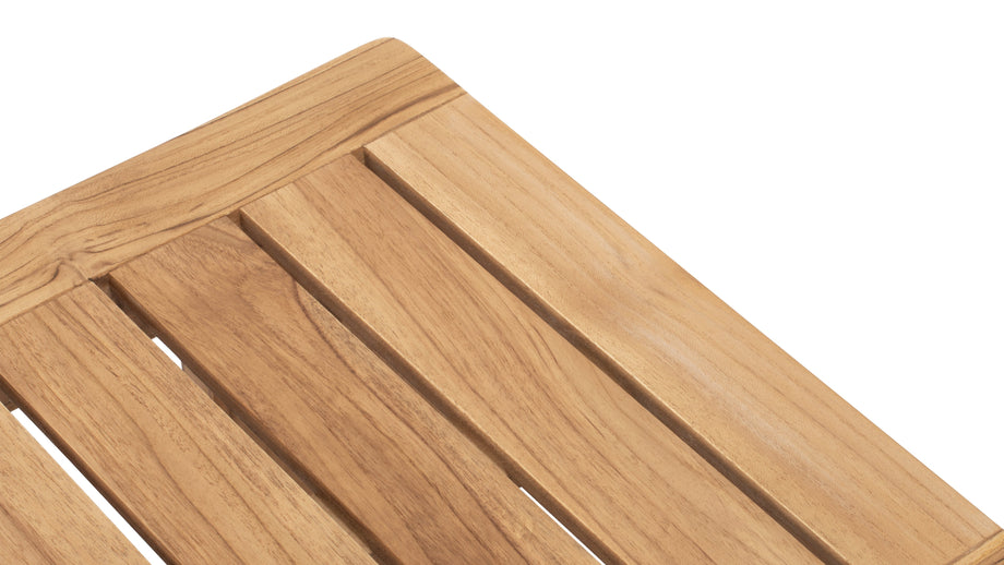 LussoLusso - Lusso Outdoor Side Table, Natural Teak