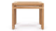 Lusso - Lusso - Lusso Outdoor Side Table, Natural Teak - Image 1