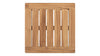 Lusso - Lusso - Lusso Outdoor Side Table, Natural Teak - Image 4